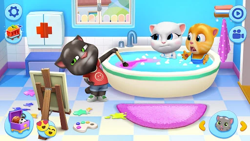 Gameplay screenshot 1 from My Talking Tom Friends - Casual game
